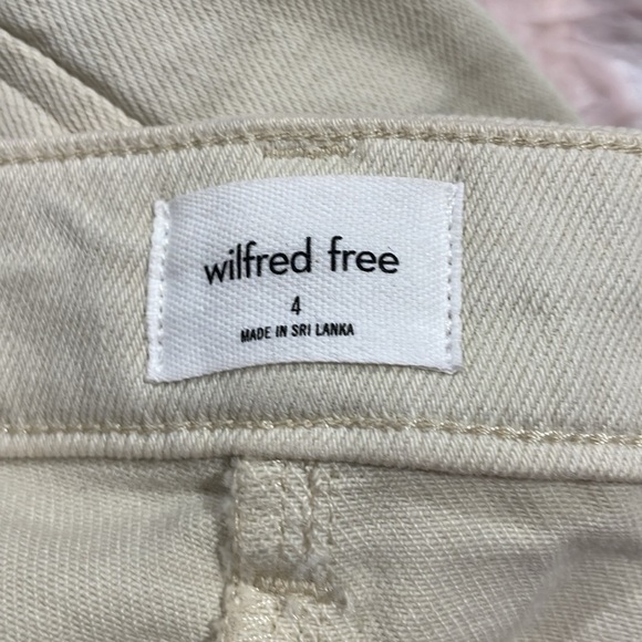 Aritzia Wilfred Free Modern Cargo High Rise Pant Gd Birch - Picture 2 of 10